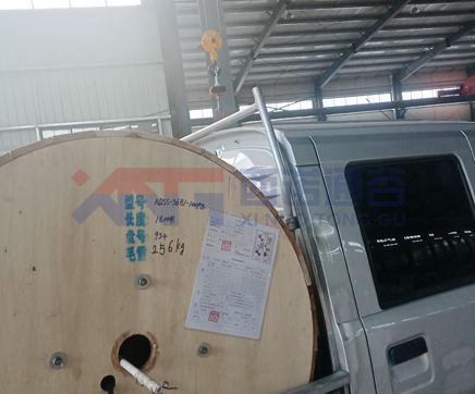 四川省凉山市36芯ADSS光缆装车发货